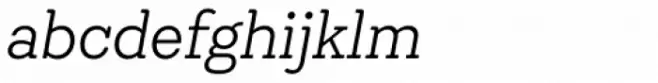 Emy Slab Light Italic