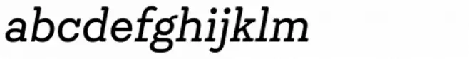 Emy Slab Regular Italic