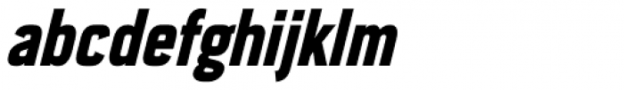 Enamela Condensed Bold Italic