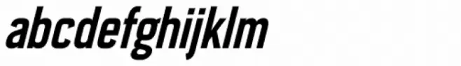 Enamela Condensed Medium Italic