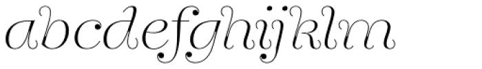 Encorpada Essential Extra Light Italic