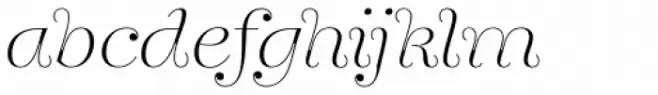 Encorpada Essential Extra Light Italic