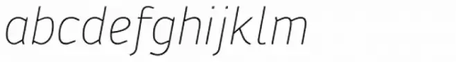 Engel New Sans Extra Light Italic