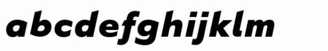 English Grotesque Extra Bold Italic