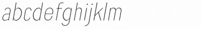 Engula Thin Italic