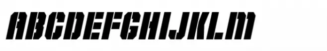 Enlisted Stencil JNL Oblique