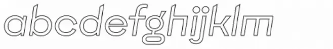 Epillox Outline Italic