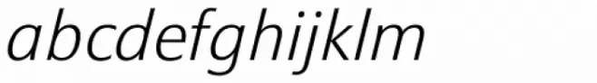 Epoca Classic ExtraLight Italic