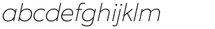 Equip Thin Italic