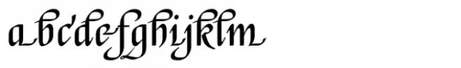 Escorial Minuscule Swash Alternate