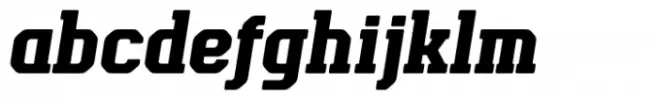 Esquina Rounded Black Italic