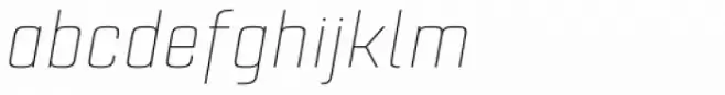 Estricta Thin Italic