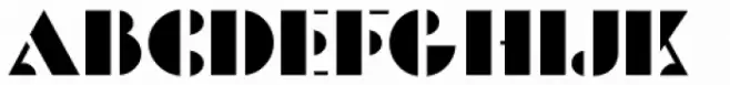 Etched Stencil JNL Regular