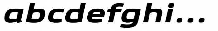 Etelka Bold Expanded Italic