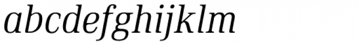 Ethos Condensed Light Italic