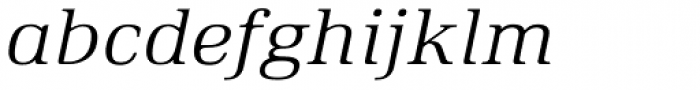 Ethos Expanded Light Italic