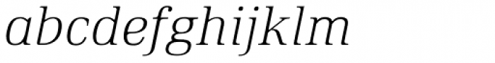 Ethos Thin Italic