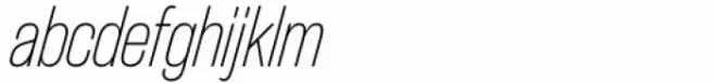 Etrusco Now  Condensed Thin Italic