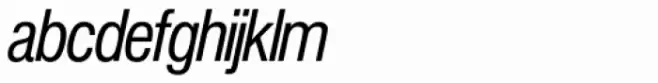 Europa Grotesk SH Cond Italic