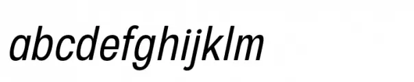 European Sans Pro Condensed Book Italic