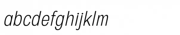 European Sans Pro Condensed Extra Light Italic