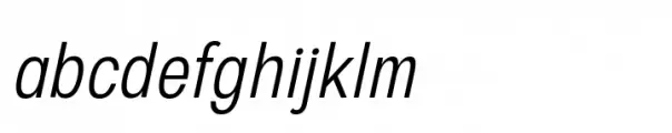 European Sans Pro Condensed Light Italic