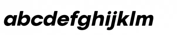 European Sans Pro Extra Bold Italic
