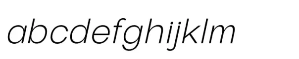 European Sans Pro Extra Light Italic