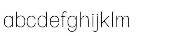 European Sans Pro Narrow Thin