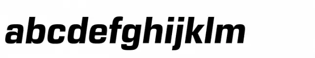 Eurostile Next Paneuropean Bold Italic