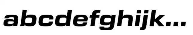 Eurostile Next Paneuropean Extended Bold Italic