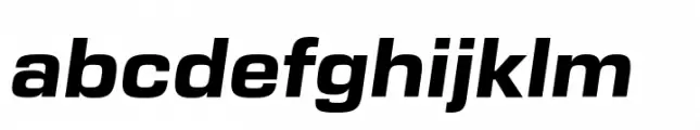 Eurostile Next Paneuropean Wide Bold Italic