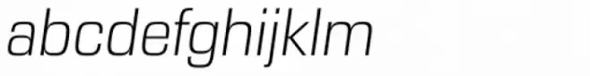 Eurostile Next Pro Light Italic