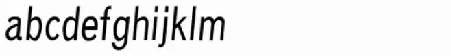 Eurydome Condensed Italic