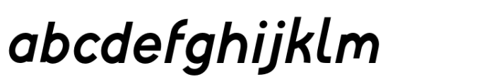 Evie Sans Medium Italic