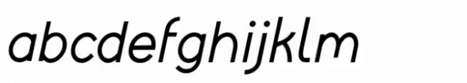Evie Sans Regular Italic