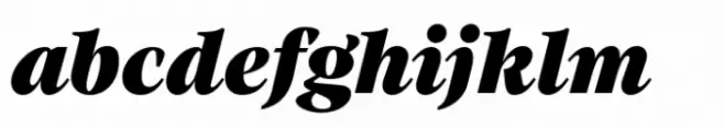 Evoque Heavy Italic