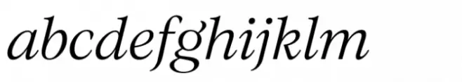 Evoque Light Italic