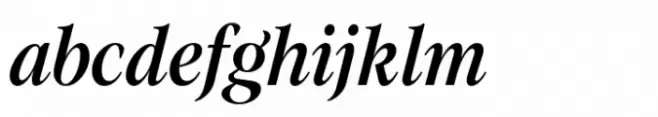 Evoque Narrow Medium Italic