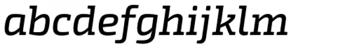 Exo Slab Pro Medium Italic