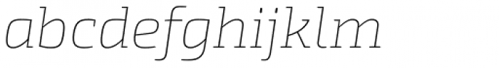 Exo Slab Pro Thin Italic