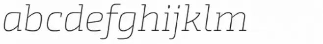 Exo Slab Pro Thin Italic