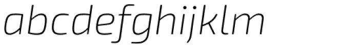Exo Soft Extra Light Italic