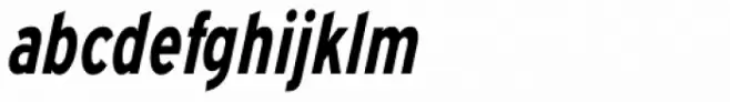 Expressway Condensed Bold Italic