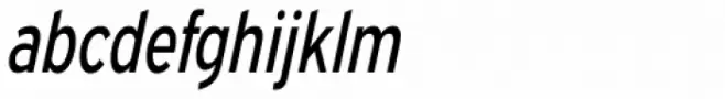 Expressway Condensed Italic