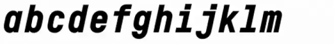 Fabrikat Mono Black Italic