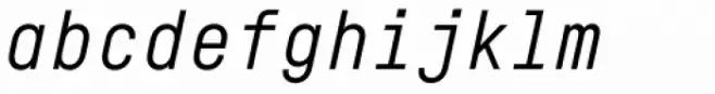 Fabrikat Mono Italic