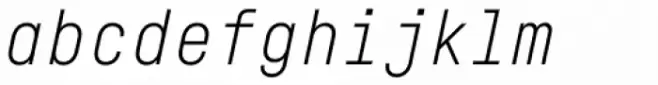 Fabrikat Mono Light Italic
