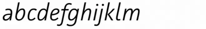 Facit Light Italic