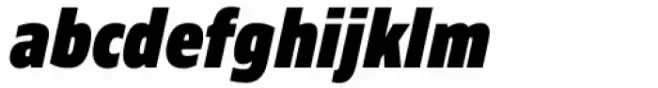 Faculty Condensed Heavy Italic